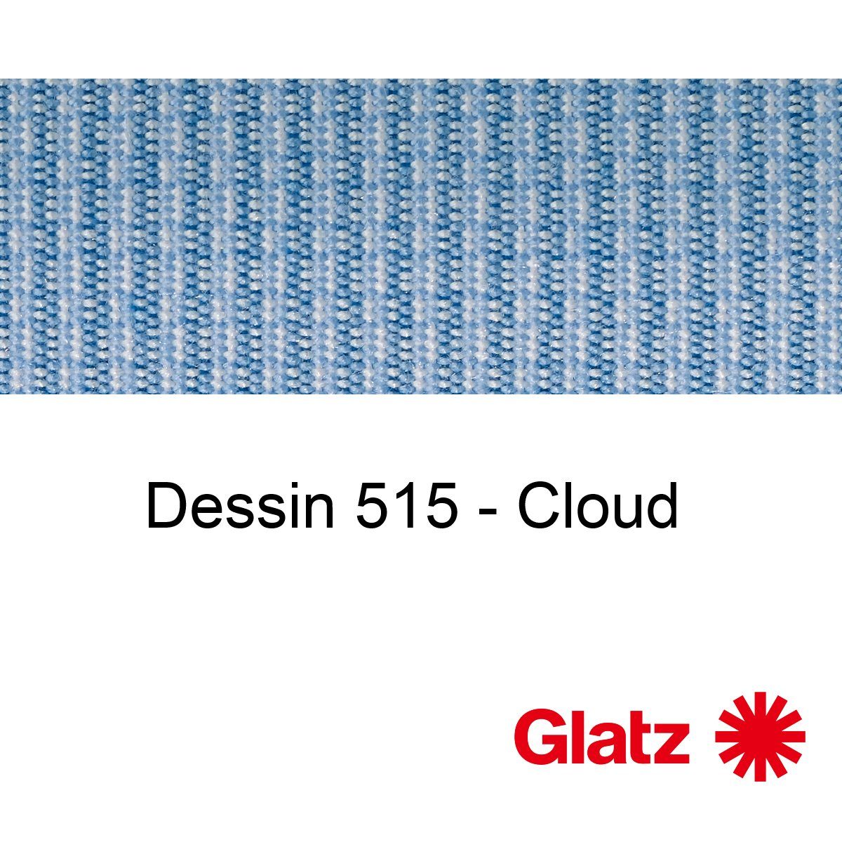 GLATZ Stoffmuster Dessin 515 Cloud