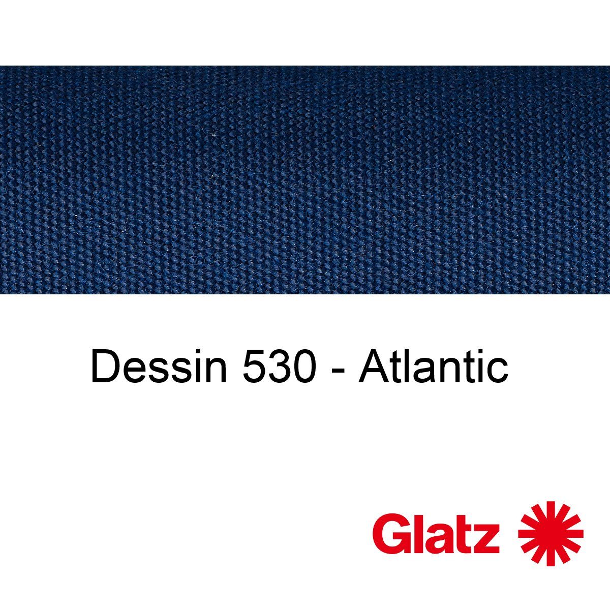 GLATZ Stoffmuster Dessin 530 Atlantic