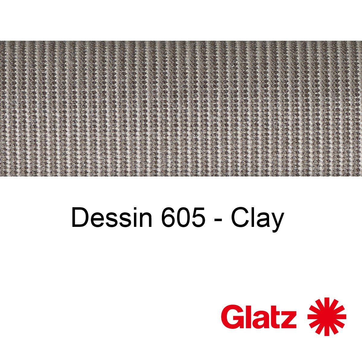 GLATZ Stoffmuster Dessin 605 Clay