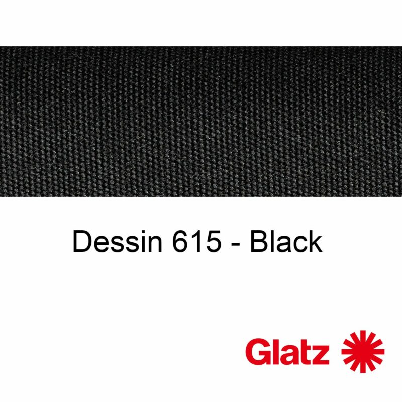 GLATZ Stoffmuster Dessin 615 Black