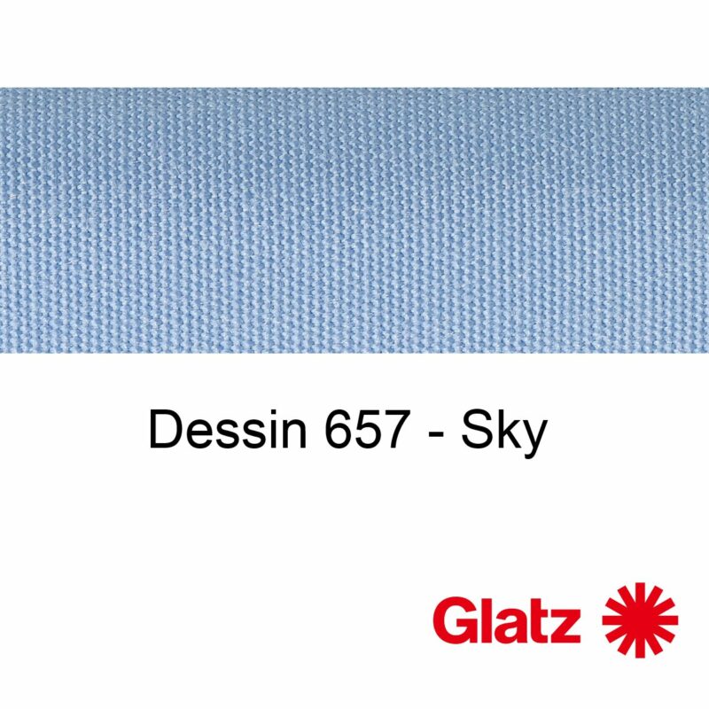 GLATZ Stoffmuster Dessin 657 Sky