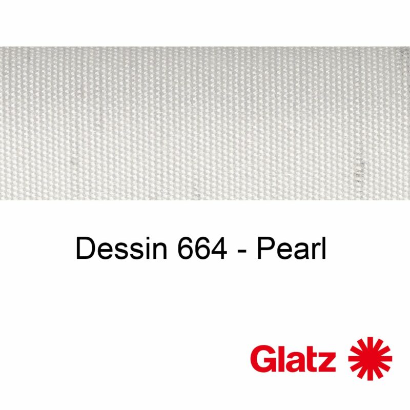 GLATZ Stoffmuster Dessin 664 Pearl