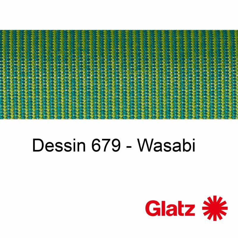 GLATZ Stoffmuster Dessin 679 Wasabi