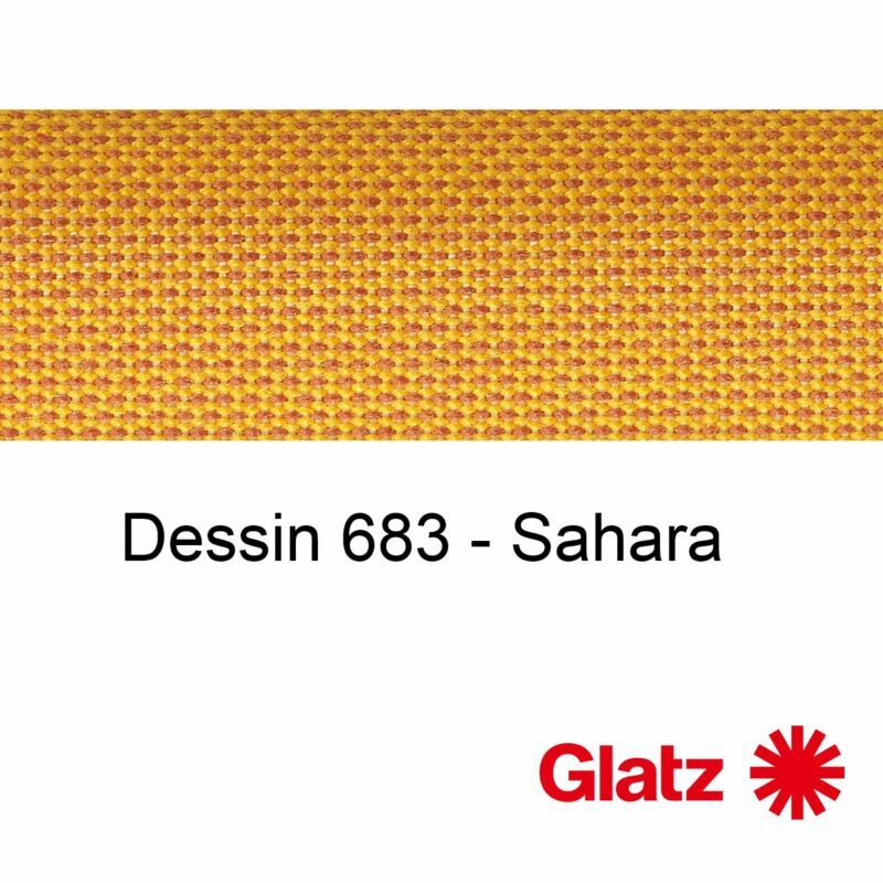 GLATZ Stoffmuster Dessin 683 Sahara