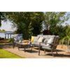 Hartman "Luxor" Loungetisch, Aluminium xerix, Keramikplatte grau