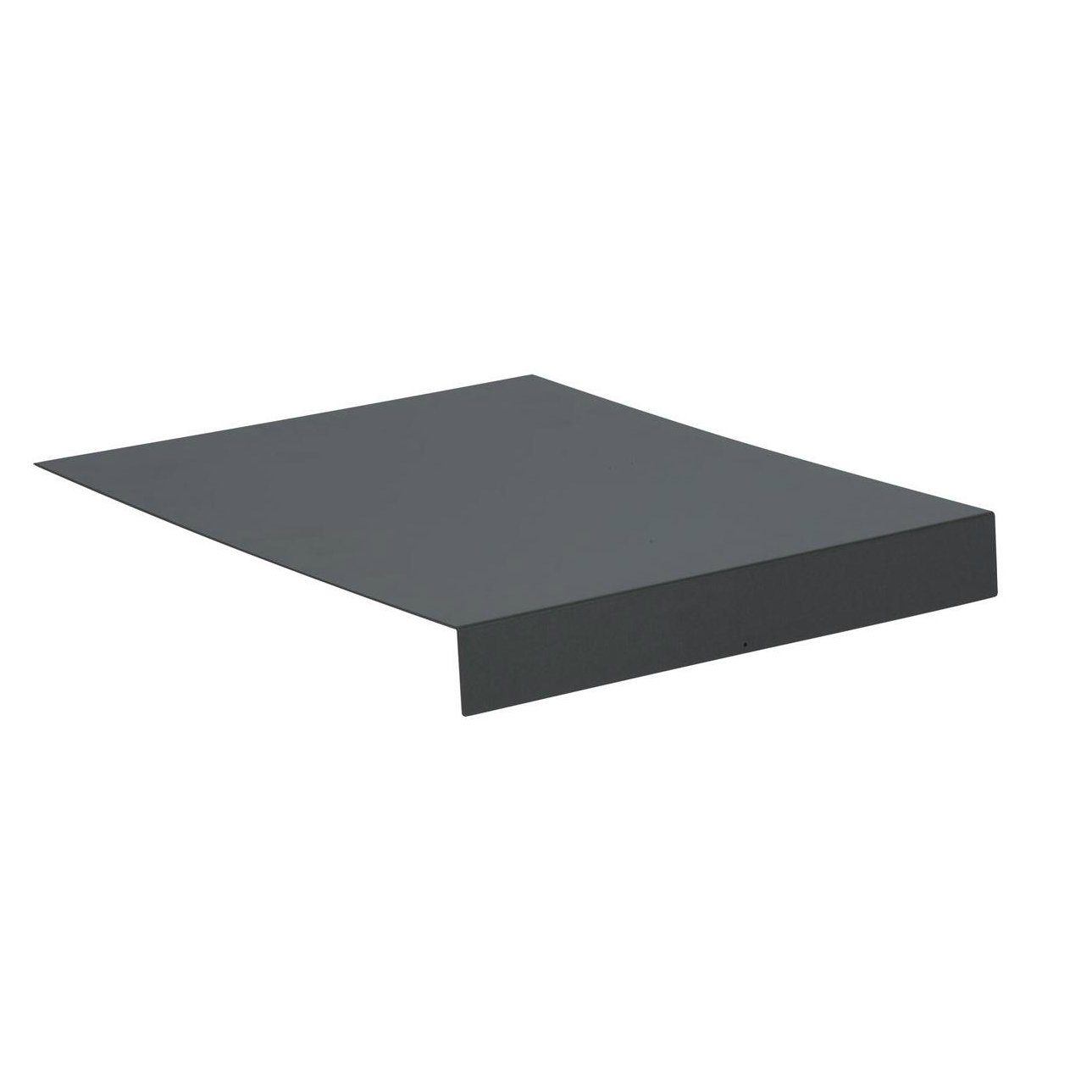 Stern Tablett L-Form, Aluminium graphit