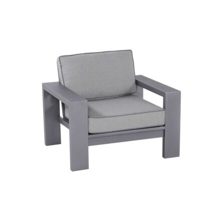 Hartman "Titan" Loungesessel, Aluminium seal grey