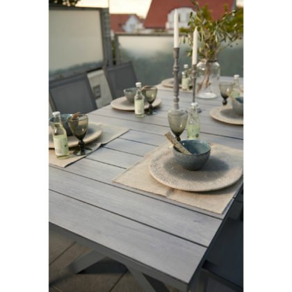 Brafab Gartenmöbel-Set mit Stuhl "Avanti" und Ausziehtisch "Hillmond"