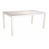 Stern Tischsystem, Gestell Aluminium weiß, Tischplatte HPL Zement hell, Größe: 160x90 cm