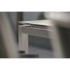 Stern Tischsystem, Gestell Aluminium graphit, Platte HPL (Silverstar), Detail