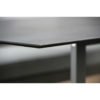 Stern Kufentisch, Gestell Aluminium anthrazit, Tischplatte HPL Nitro