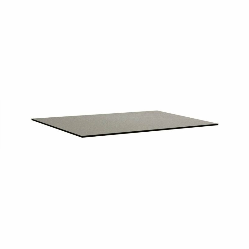 Stern Tischplatte HPL (Silverstar) Uni grau, 130x80 cm