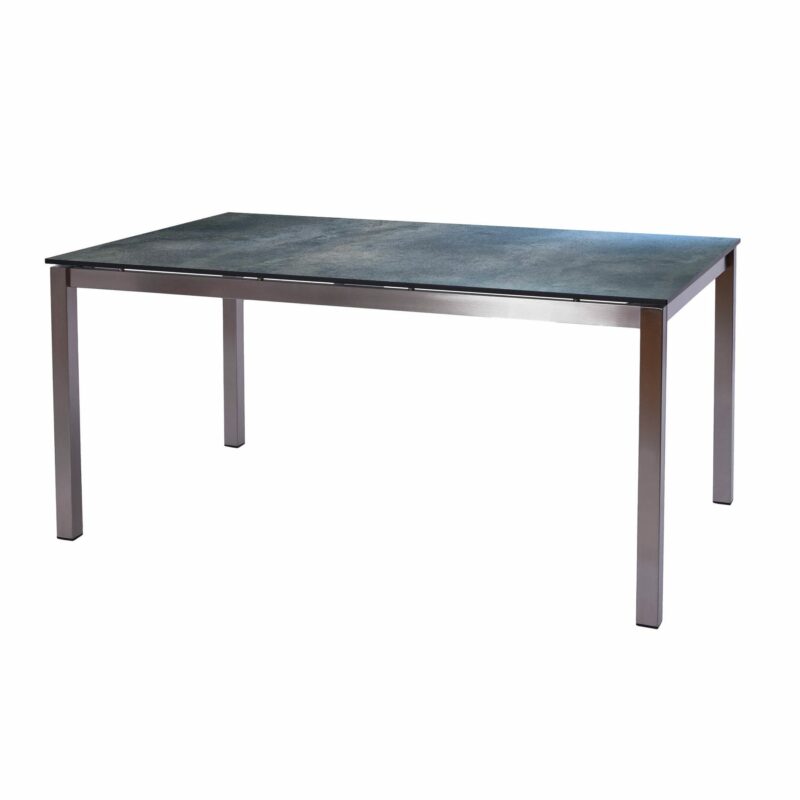 Diamond Garden Tisch "San Marino", Gestell Edelstahl, Platte DiGa Compact HPL, 158x98 cm