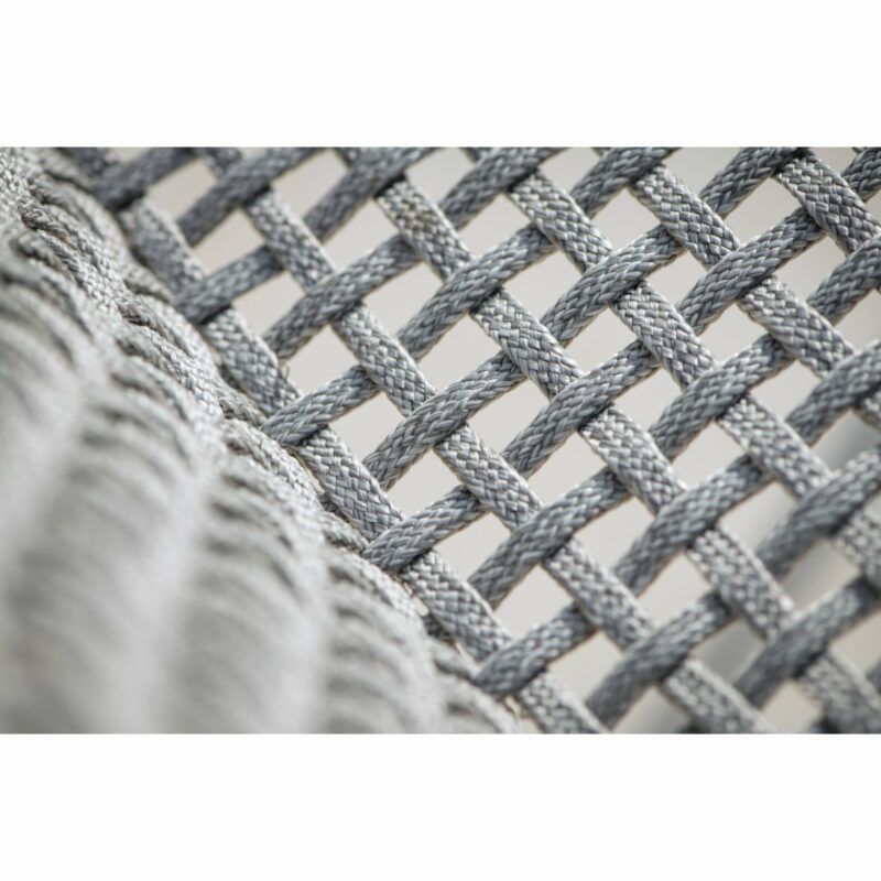 Jati&Kebon Serie "Durham", Bespannung Rope light grey melange