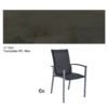 Stern Gartenmöbel-Set "Evoee", Gestelle Aluminium graphit, Tischplatte HPL Nitro, Sitz- und Rückenfläche Textilgewebe silbergrau, Armlehnen anthrazit