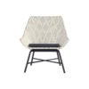 Hartman Lounge Chair "Delphine", Gestell Aluminium Carbon Black, Geflecht Diamond