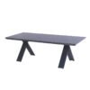 Hartman "Xanadu" Gartentisch, Gestell Aluminium xerix, Tischplatte HPL anthrazit