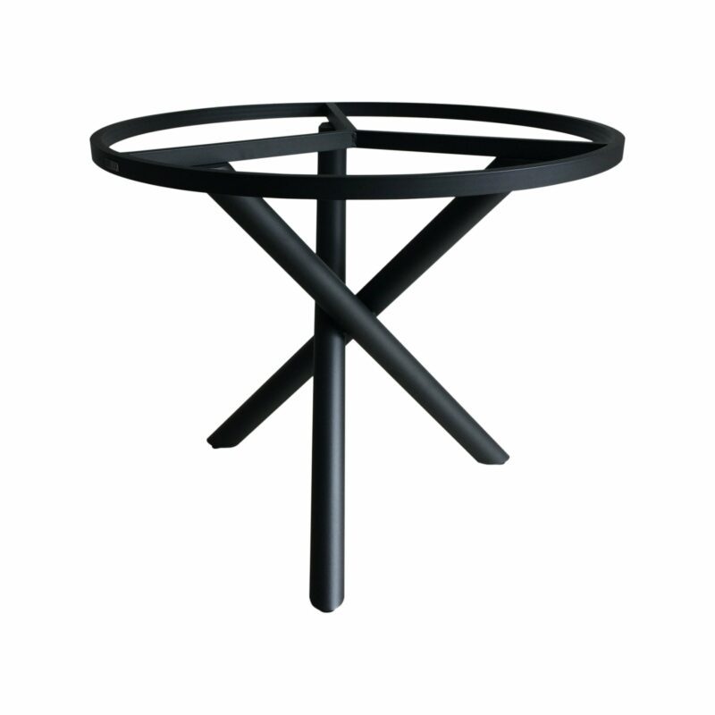 Zebra Tischgestell "Mikado", Aluminium graphite, Ø 90 cm für Tischplatten mit Ø 110 cm