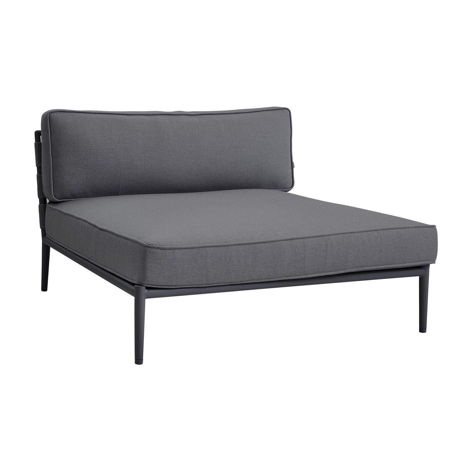 Cane-line "Conic" Daybed mit AirTouch-Kissen grau