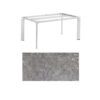 Kettler "Diamond" Tischsystem Gartentisch, Gestell Aluminium silber, Tischplatte HPL Kalksandstein, 180x95 cm
