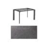 Kettler "Diamond" Tischsystem Gartentisch, Gestell Aluminium anthrazit, Tischplatte HPL Jura anthrazit, 140x70 cm