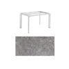 Kettler "Diamond" Tischsystem Gartentisch, Gestell Aluminium silber, Tischplatte HPL Kalksandstein, 140x70 cm