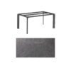 Kettler "Diamond" Tischsystem Gartentisch, Gestell Aluminium anthrazit, Tischplatte HPL Jura anthrazit, 160x95 cm