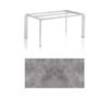 Kettler "Diamond" Tischsystem Gartentisch, Gestell Aluminium silber, Tischplatte HPL anthrazit, 160x95 cm