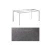 Kettler "Diamond" Tischsystem Gartentisch, Gestell Aluminium silber, Tischplatte HPL Jura anthrazit, 160x95 cm