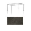 Kettler "Diamond" Tischsystem Gartentisch, Tischgestell 160x95cm, Alu silber, Tischplatte Keramik anthrazit