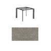 Kettler "Diamond" Tischsystem Gartentisch, Tischgestell 95x95cm, Alu anthrazit, Tischplatte Keramik grau-taupe