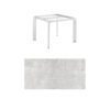 Kettler "Diamond" Tischsystem Gartentisch, Gestell Aluminium silber, Tischplatte HPL hellgrau meliert, 95x95 cm