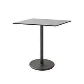 Cane-line Bistrotisch "Go", Gestell Aluminium lavagrau und Tischplatte HPL grau