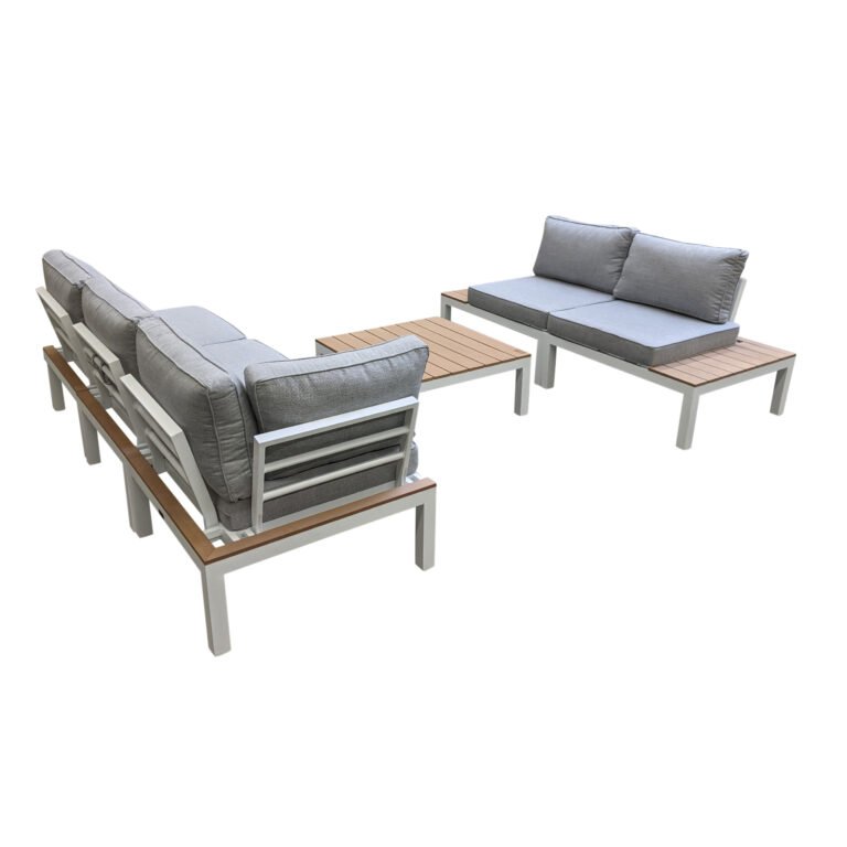 Home Islands "Laos modular" Loungeset 6-teilig, Ablagen Polywood