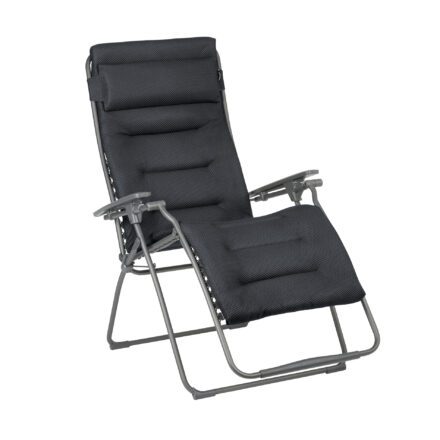 Lafuma "Futura XL" Relaxsessel, Gestell Stahl titane, Sitzfläche BeComfort® dark grey
