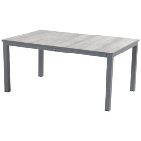 Hartman "Comino" Gartentisch, Gestell Aluminium xerix, Tischplatte Keramik grey wood, 163x105 cm