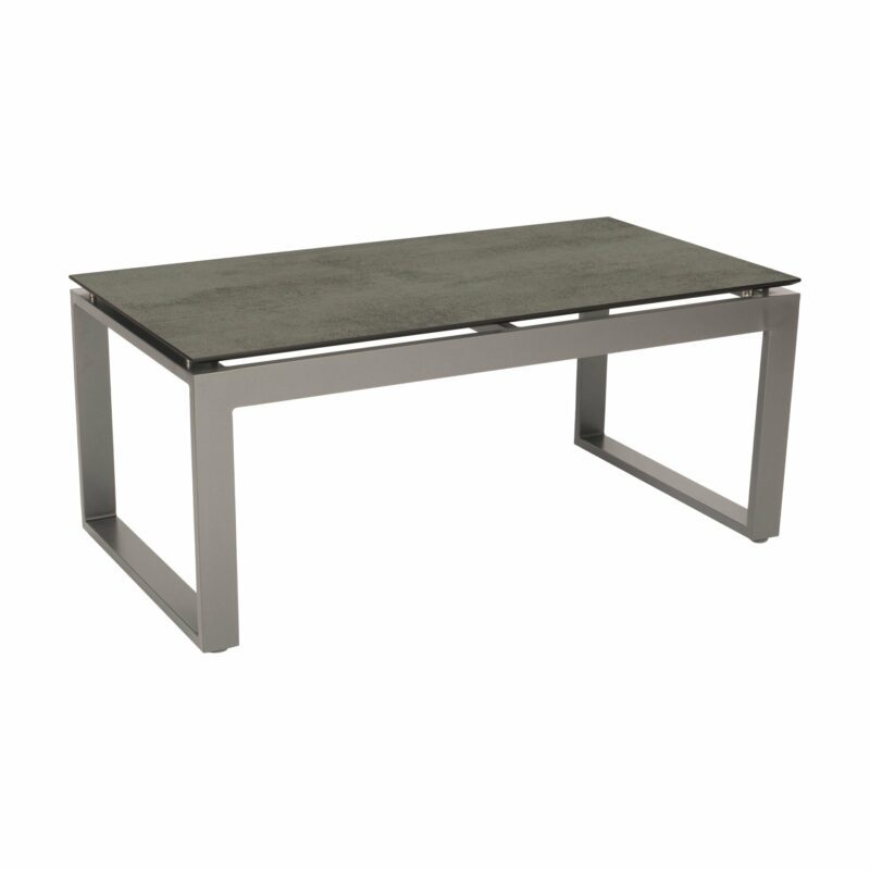 Stern "Allround" Beistelltisch, Gestell Aluminium graphit, Tischplatte HPL zement