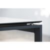 Stern "Allround" Beistelltisch, Gestell Aluminium schwarz matt, Tischplatte HPL dark marble