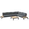 4Seasons Outdoor Loungeset "Empire" mit Loungetisch "Capitol", lange Seite rechts
