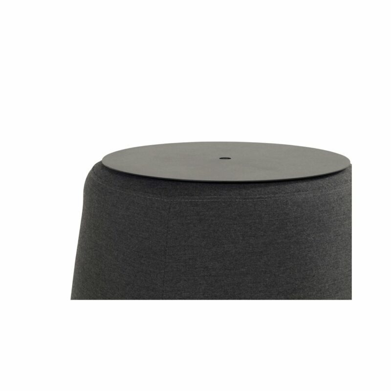 Hartman "Trapezium" Loungehocker, Sunbrella schwarz