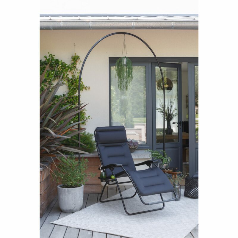 Lafuma "RSX Clip" Relaxsessel, Stahl schwarz, Air Comfort® acier © LAFUMA MOBILIER - Pierrick Verny