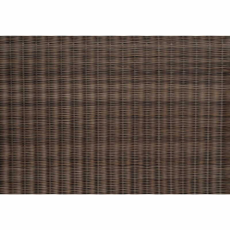 Sonnenpartner "Classic Teak", Rundgeflecht Cappuccinooptik