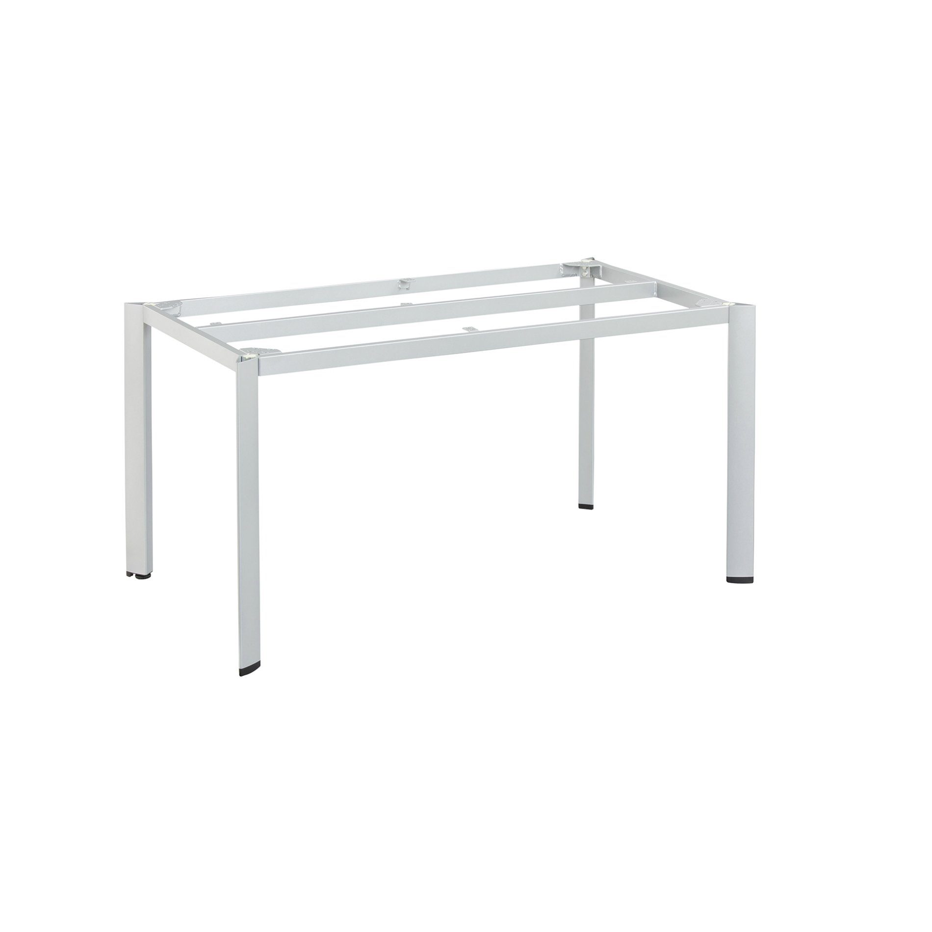 Kettler "Edge" Tischgestell 140x70 cm, Aluminium silber