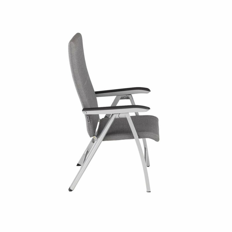 Kettler "Forma II Premium" Multipositonssessel, Gestell Aluminum silber, Sitzfläche Sunbrella® flanelle (grau meliert)