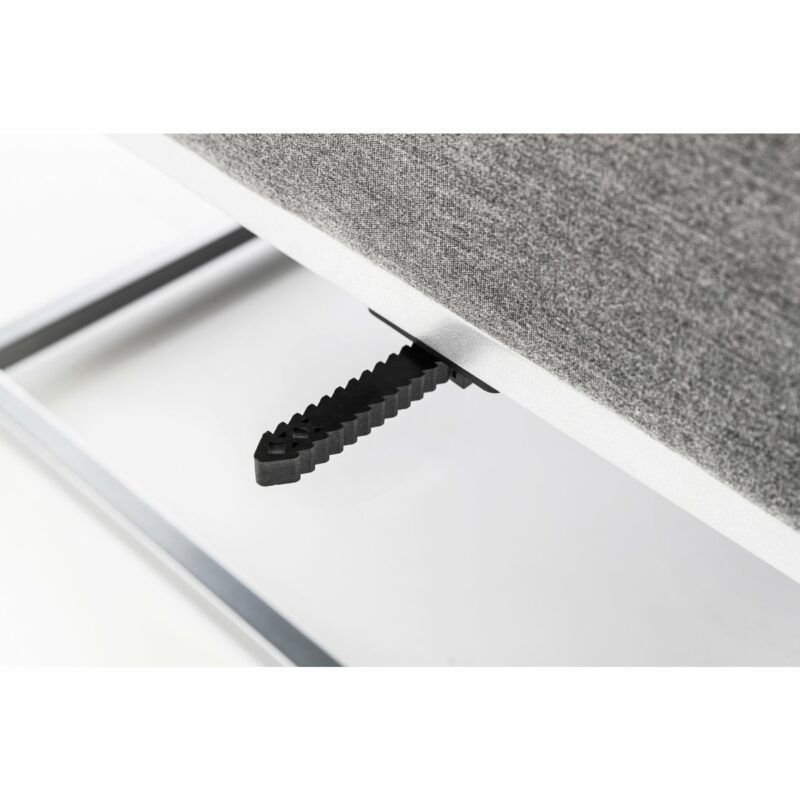 Kettler "Modena" Lounge-Mittelteil, Gestell Aluminium silber, Polster Sunbrella® flanelle, Detail Verbinder