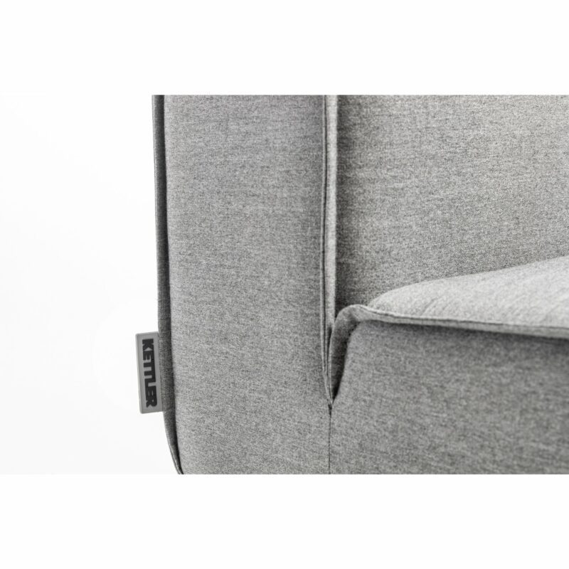 Kettler "Modena" Lounge-Mittelteil, Gestell Aluminium silber, Polster Sunbrella® flanelle, Detail