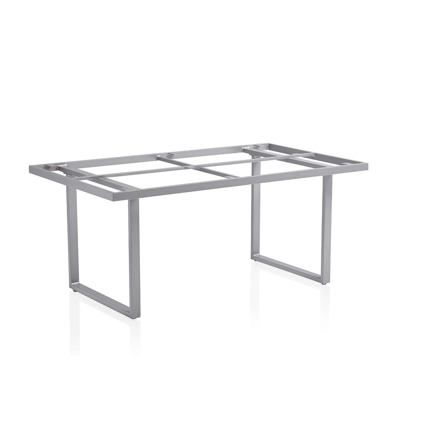 Kettler "Skate" Tischgestell, Casual Dining, Aluminium silber, 160x95 cm