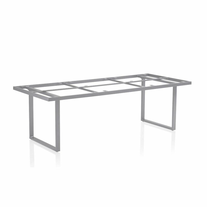 Kettler "Skate" Tischgestell, Casual Dining, Aluminium silber, 220x95 cm