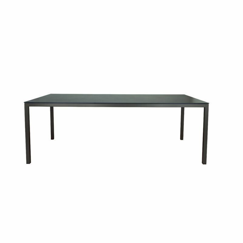 SIT Mobilia "Flex Plus" Gartentisch, Gestell Aluminium eisengrau, Tischplatte Dekton sirius