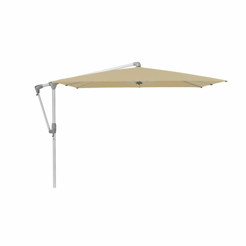 Glatz "SUNWING® Casa", Sonnenschirm, Gestell Aluminium natureloxiert, eckig, Dessin 526 - Bamboo (© by GLATZ AG, Schweiz)